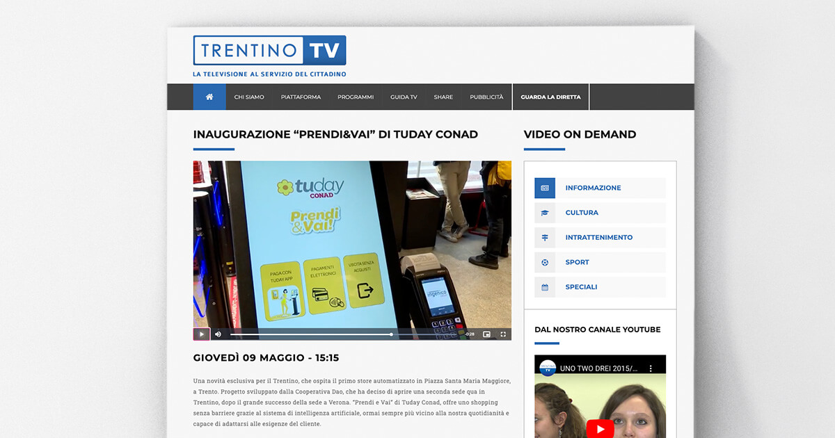 thumb_Trentino TV - Inaugurazione “Prendi&Vai” di Tuday Conad
